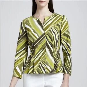 Lafayette 148 Plus Size Tropical Blazer